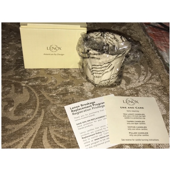 Lenox - "APRIL VOTIVE" (Tulip Shaped) NIB - Picture 2 of 8